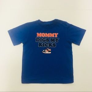 Nike 18m Blue Snap Button Short Sleeve Tee